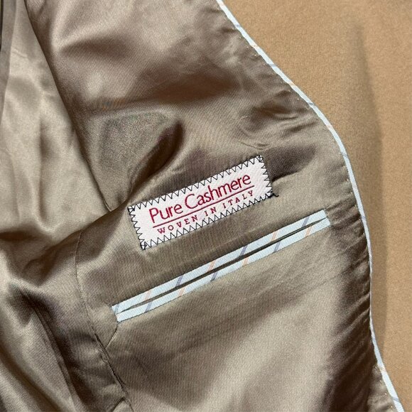 S. Cohen Montreal 100% Cashmere Blazer Camel Sport Coat 42T - Picture 7 of 10